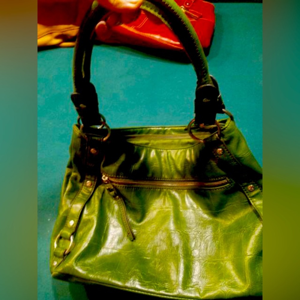 Relic by Fossil double shoulder leather tote